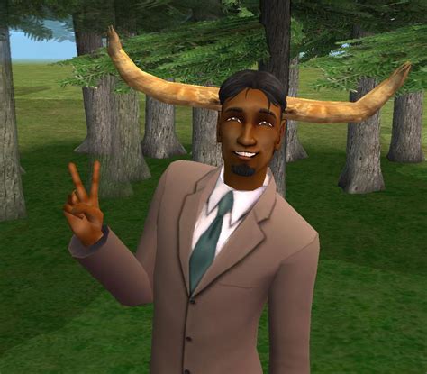 Mod The Sims Steer Horns Both Genders Ages Ya Through Adult