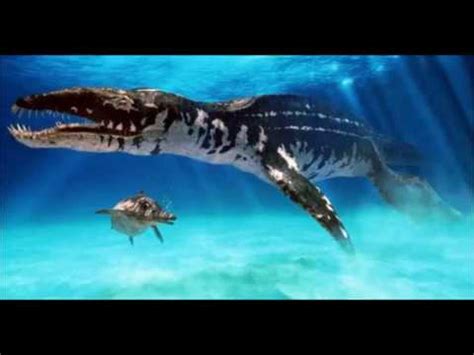The two popular marine reptiles go face to face, the (mosasaurus) vs (predator x) who. liopleurodon vs 2 mosasaurus - YouTube