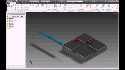 Tutorial Animation Mechanism In Autodesk Inventor Assembly And