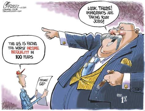 Political Cartoon On Economic Recovery Strong For Some By Stuart