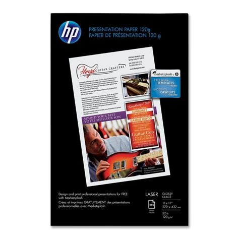 Hp Glossy Color Laser Paper 250 Pack White