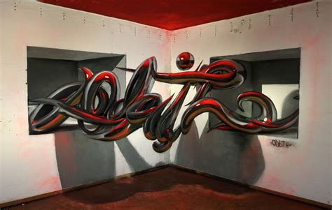 Amazing 3d Anamorphic Graffiti That Appears To Be Floating Daniel Swanick