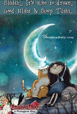 Cute Good Night And Sweet Dreams Gifs With Quotes Moon Art Whimsical