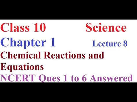 Chemical Reactions And Equations Class Notes Study Rankers Tessshebaylo