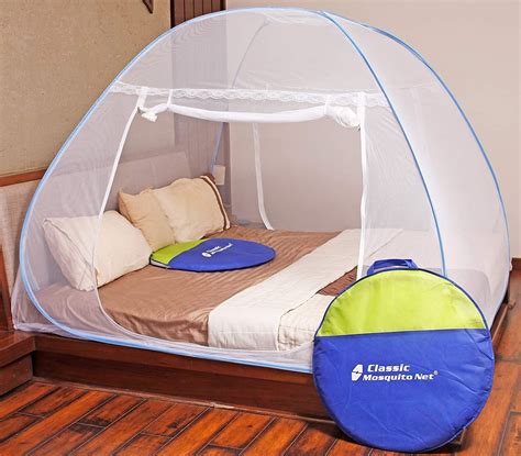 The Classic Mosquito Net Foldable King Size Has Large Zippers Which
