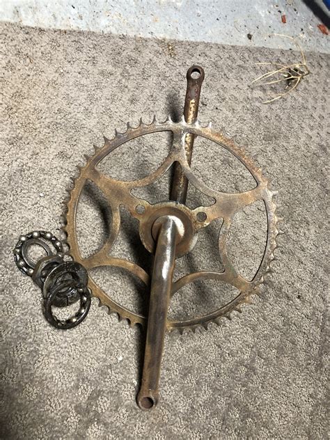 Sold Prewar Schwinn Autocycle Chainring And 36 Dated Crank Archive