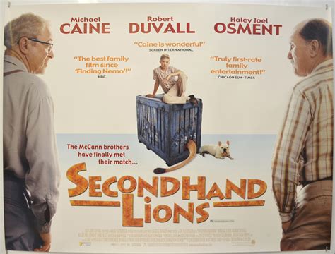 When the introverted young walter (osment) finds himself forced to spend the summer with a pair of eccentr. Secondhand Lions - Original Cinema Movie Poster From ...