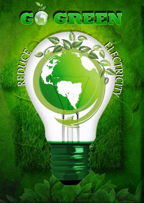 Contoh Poster Adiwiyata Go Green Lingkungan Hidup Hijau ...