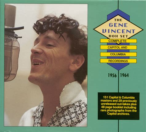 Gene Vincent Cd The Gene Vincent Box Set Complete Capitol And Columbia