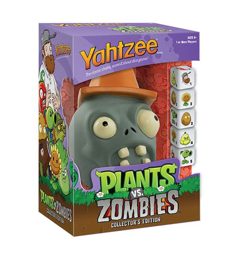 Plants Vs Zombies Board Games Yahtzee Collectors
