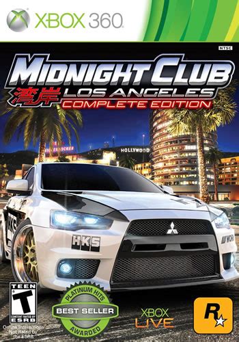 Midnight Club Los Angeles Complete Edition Xbox 360 ~ Um Game No Pedaço