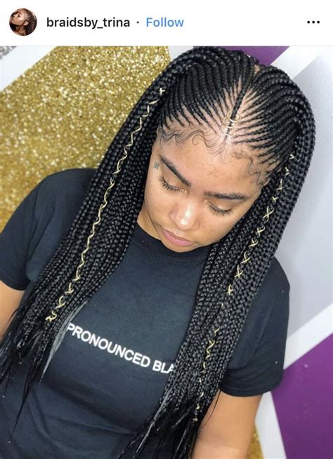 However, forget about all these details and go for an effortless hairstyle like this one. Pinterest:@jalissalyons | Braided hairstyles, Box braids ...