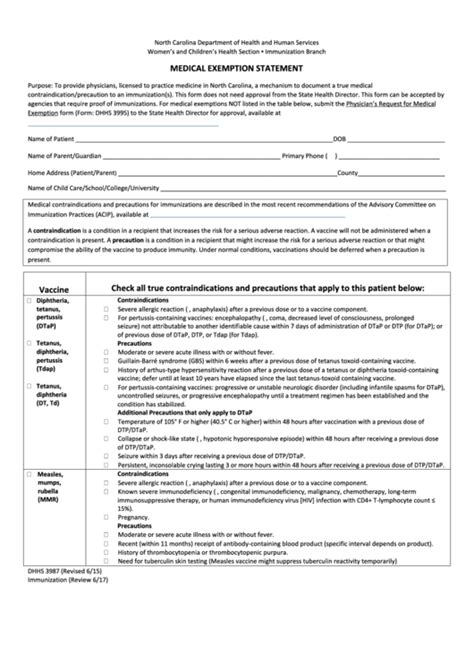 2022 Medical Exemption Form Fillable Printable Pdf Forms Handypdf Images