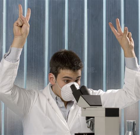 Young Scientist Discovering Something Stock Photo Image 6436890