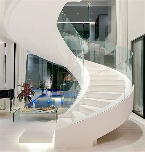 Staircase Chandelier Curved Staircase Staircase Design Luxury Homes Interior Home Interior