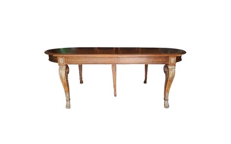 Jeffco Furniture Burled Wood Dining Table and Chairs Front ...