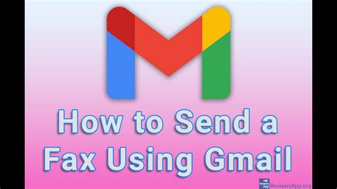 How To Send A Fax Using Gmail Youtube