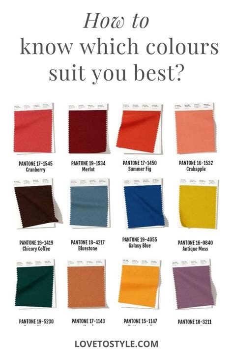 suit color combination chart