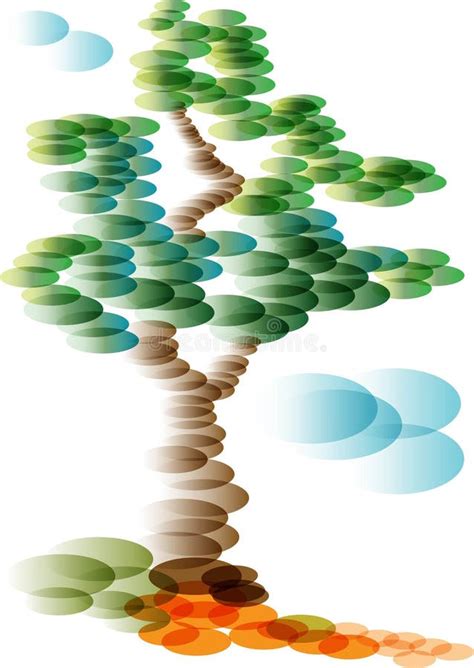 Abstract Tree Growing Clip Art Stock Illustrations 437 Abstract Tree