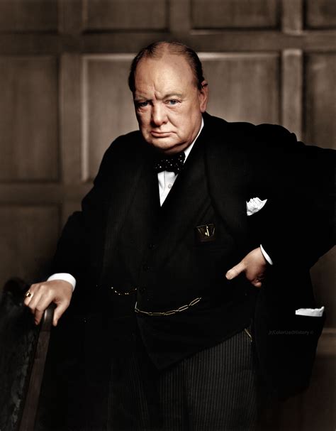 Winston Churchill Portraits Célèbres