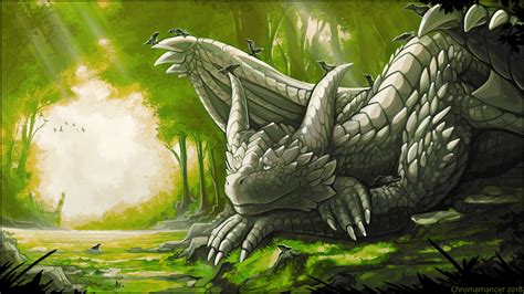 Fantasy Dragon 4k Ultra Hd Wallpaper By Chromamancer