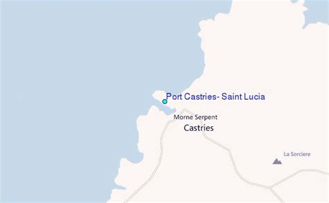 Port Castries Saint Lucia Tide Station Location Guide