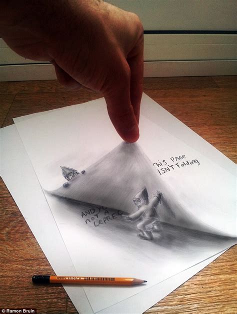 You Wont Believe Your Eyes Artist Creates Amazing 3d Drawings With