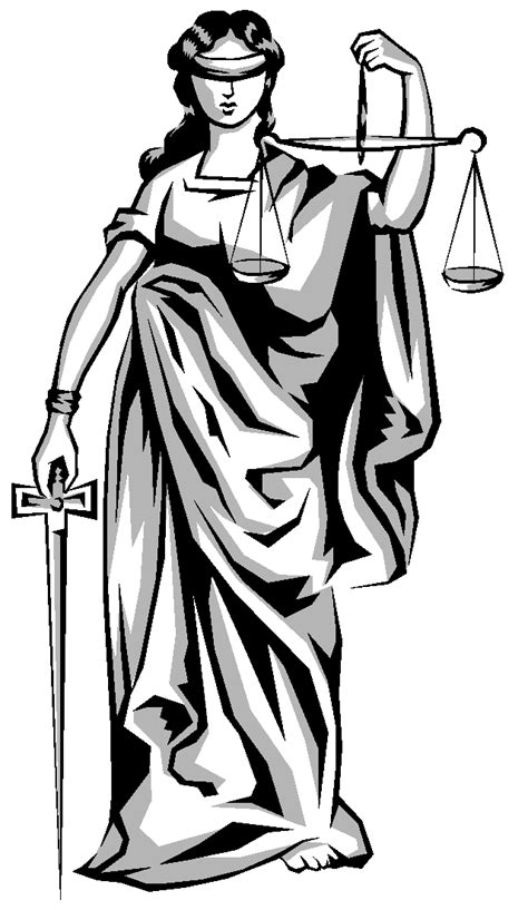 Lady Justice Vector Clipart Best
