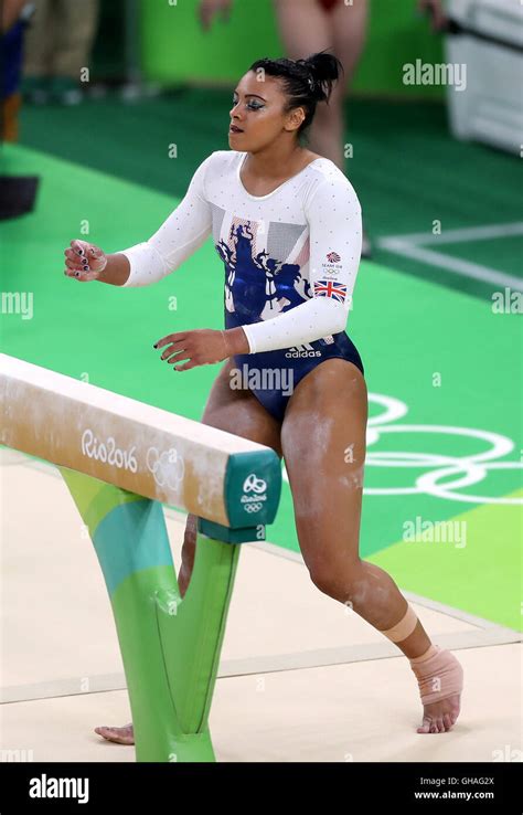 Great Britains Elissa Downie During The Womens Gymnastics Team Final At The Rio Olympic Arena