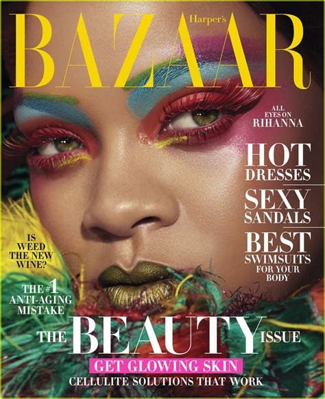 Rihanna Models Chic Looks For Harpers Bazaar Cover Story Photo