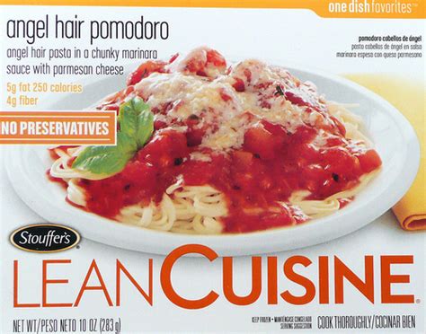 1/2 hour to 45 min, till tomatoes and basil get soft. Lean Cuisine Angel Hair Pomodoro « Food In Real Life