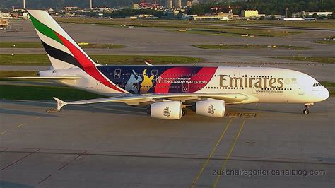 Airbus A380 861 Icc Cricket World Cup 2019 A6 Eoh Emirates Airlines