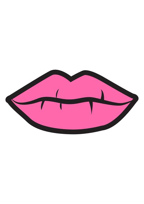 Pink Lips Clipart Free Svg File Svg Heart