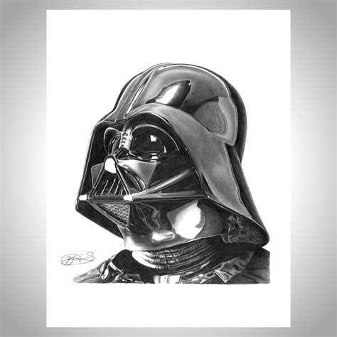 Darth Vader Pencil Sketch