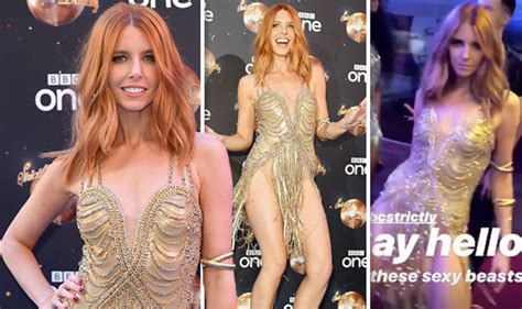 Strictly Come Dancing Stacey Dooley Wardrobe Malfunction Wearing