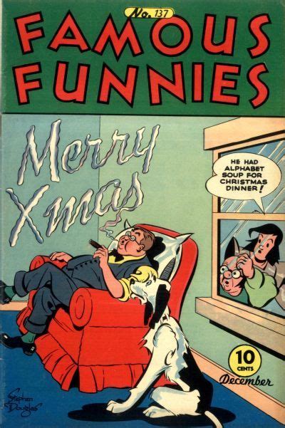 Cover For Famous Funnies Eastern Color 1934 Series 137 Christmas