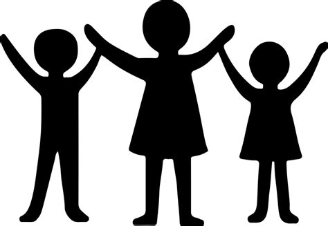 Three Children Kids · Free Vector Graphic On Pixabay