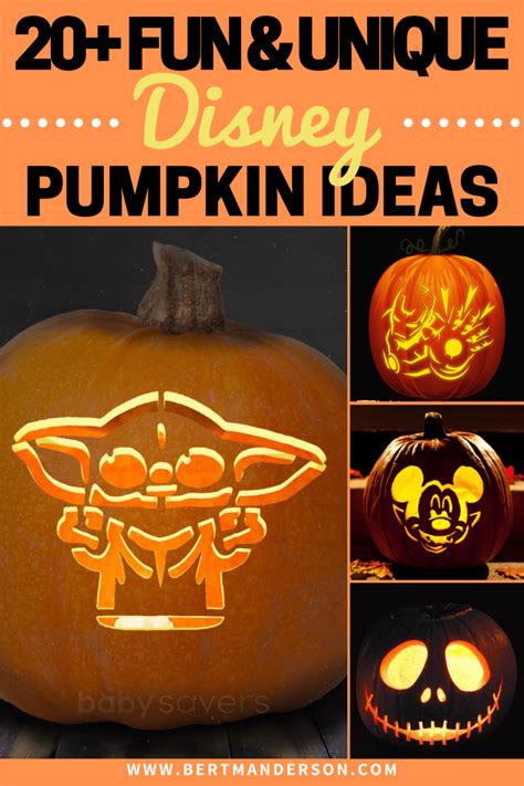 Disney Pumpkin Carving Ideas