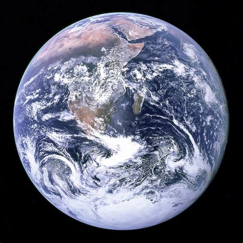 Blue Marble Image Of The Earth From Apollo 17 Photograph By Eric