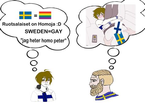 What Finns And Swedes Think Of Each Other Wojak Comics Know Your Meme Some Funny Jokes Know