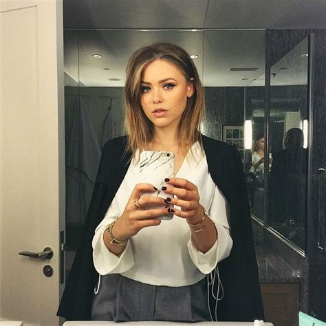 Kristina Bazan On Instagram Pretending To Have Short Hair For A