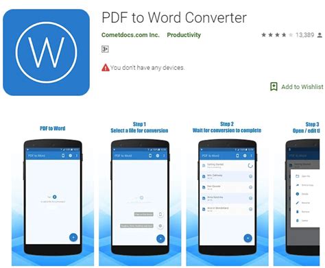 Best Apps And How To Convert Pdf To Word For Android