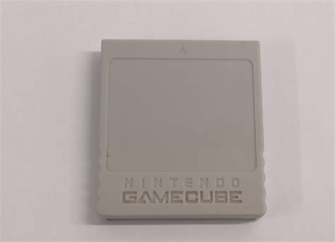 Nintendo Gamecube Memory Card Gamecube Gcn Hardware Gamecube