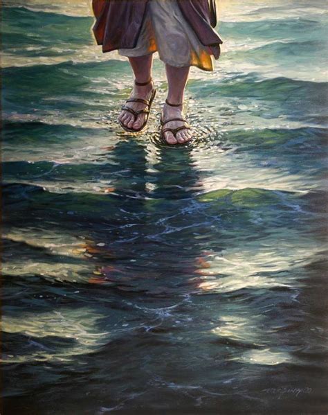 Jesus Walking On Water Online Puzzle