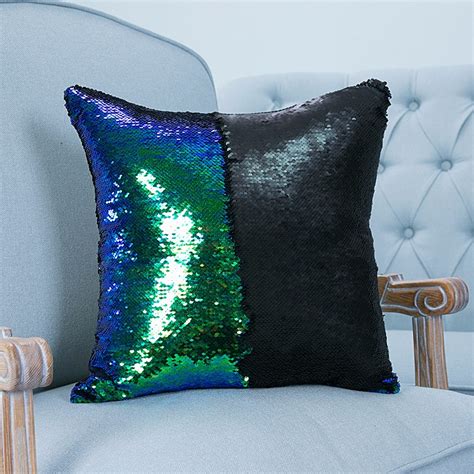 Reversible Sequin Mermaid Pillowcase Magical Color Changing Pillow