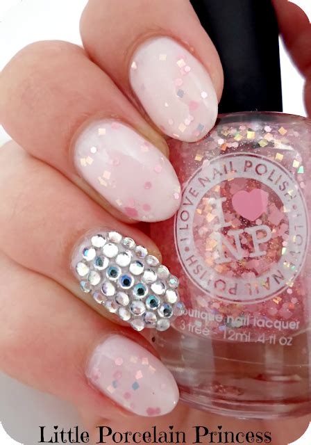 Little Porcelain Princess Manicure Monday Glamorous Pink Performance Nails