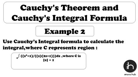 54 Cauchys Theorem And Cauchys Integral Formula Example 2 Youtube