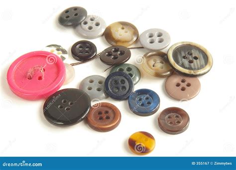 Assorted Buttons Stock Image Image Of Colorful Detail 355167