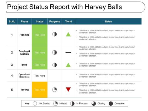 Weekly Project Status Report Template Ppt Database