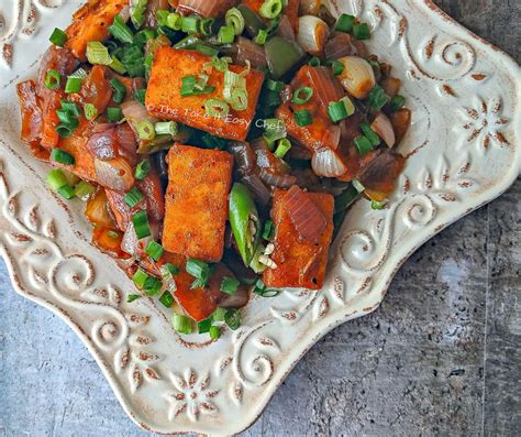 Chilli Paneer Indian Cottage Cheese The Take It Easy Chef